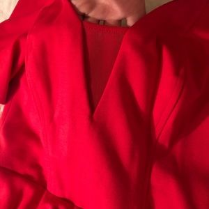 Red Guess off the shoulder dress